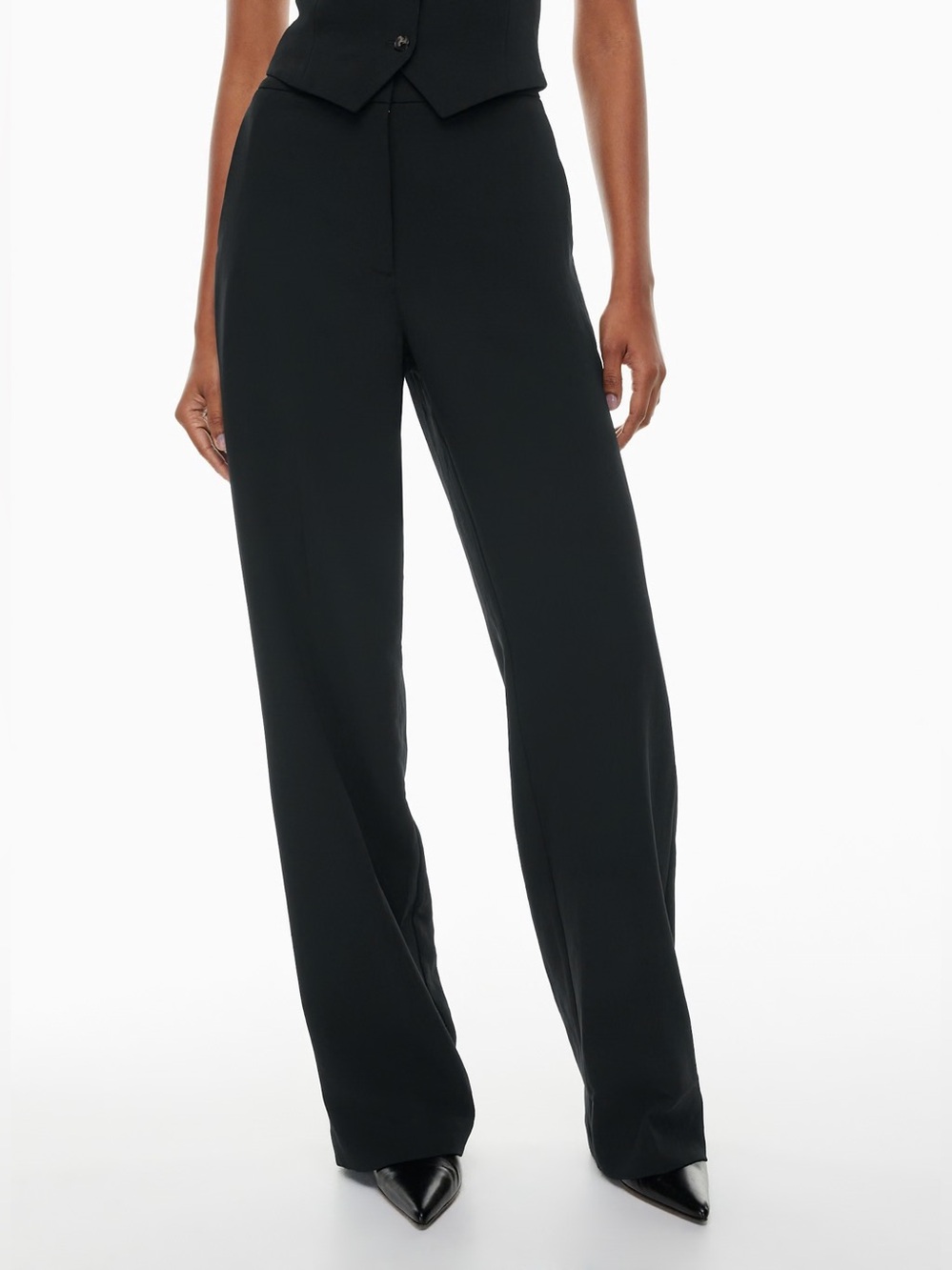 Aritzia Wilfred Alanya High-rise Wide Leg Pant Coral/ Salmon Size 12